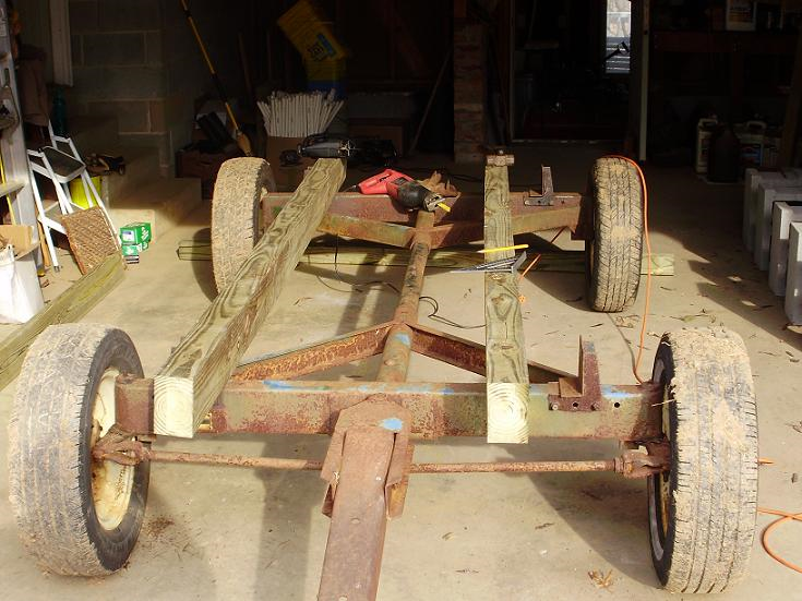 hay wagon frame